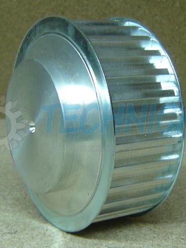 Koło pasowe zębate aluminiowe, podziałka T