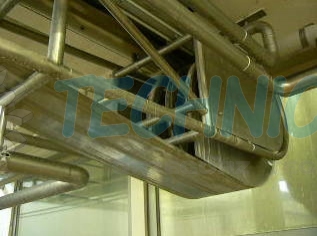 Transporter taśmowy z taśmą stalową wstęgową