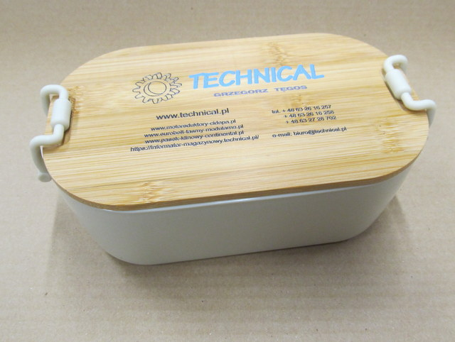 Pojemnik śniadaniowy Technical z uszczelnieniem wargowym 