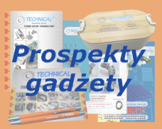 Prospekty i gadżety